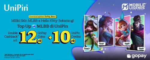 Miliki Skin Hello Kitty Sekarang! Top Up MLBB Pakai GoPay Bisa Lebih Hemat s.d. 22Ribu!